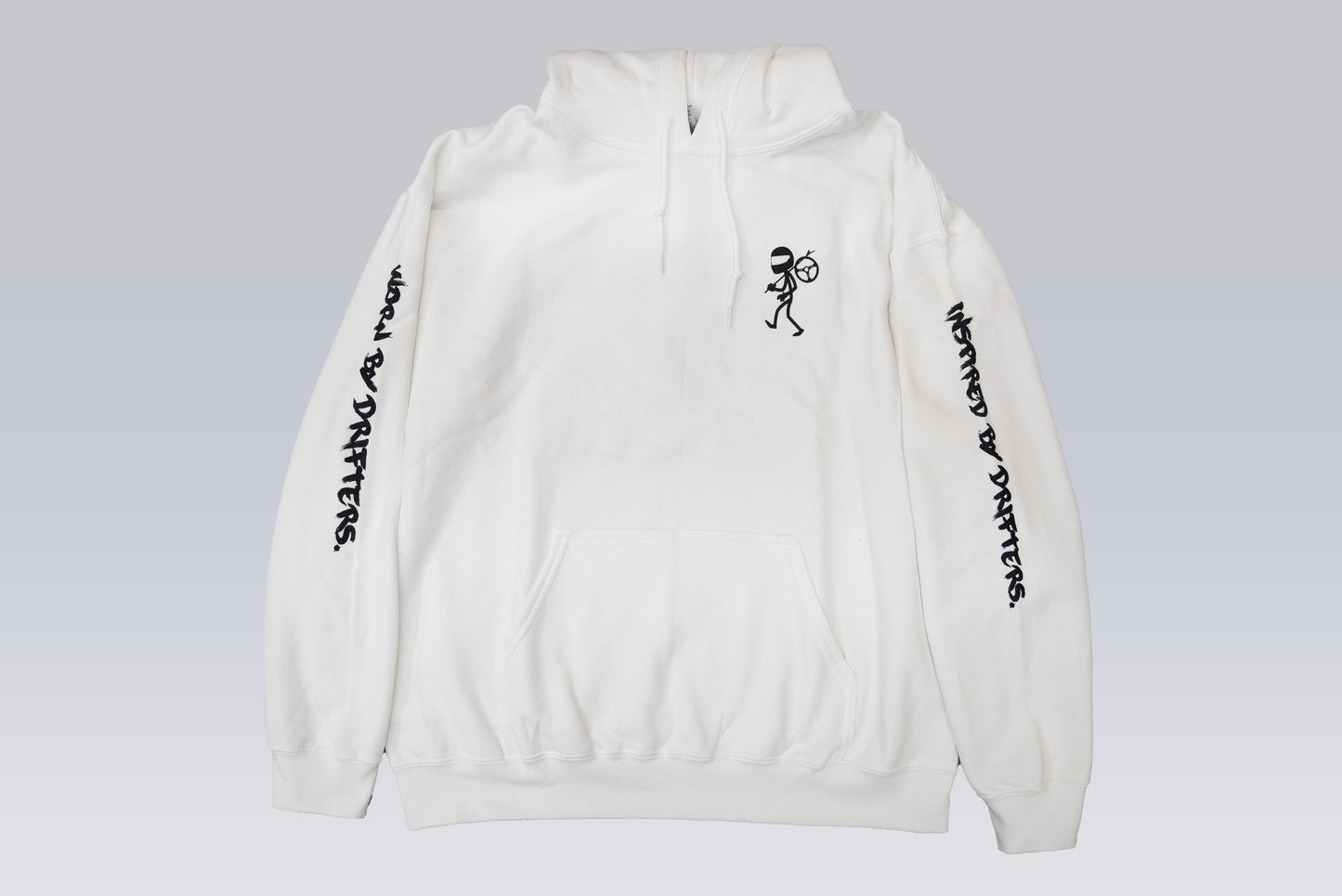 DRIFTBUMS LOGO HOODIE (White)